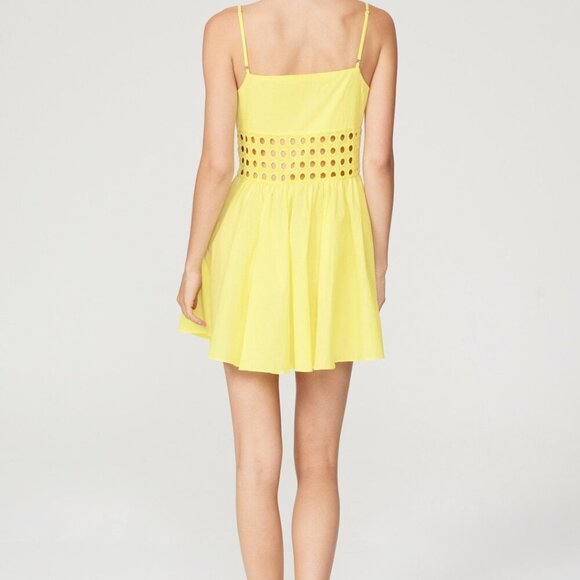 SOLID & STRIPED Yellow Amelia Mini Dress - Picture 9 of 9